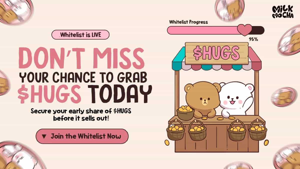 Hug It or Lose It: $HUGS Whitelist 90% Filled — Last Chance to Join
