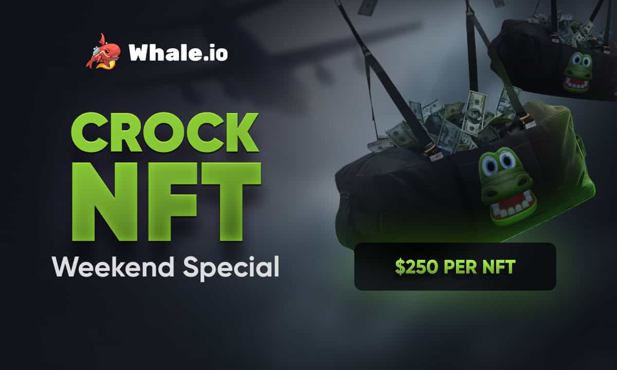 Whale.io Launches Weekend Sale Campaign for Crock Dentist NFTs and Unlimited Minting