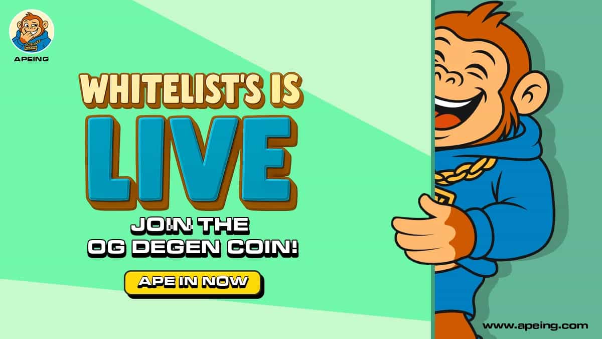 Bitcoin Breaks $106K, Ethereum Eyes $3,720, and Cronos Rebounds – But Apeing Steals the Spotlight in the New Crypto Coins Era