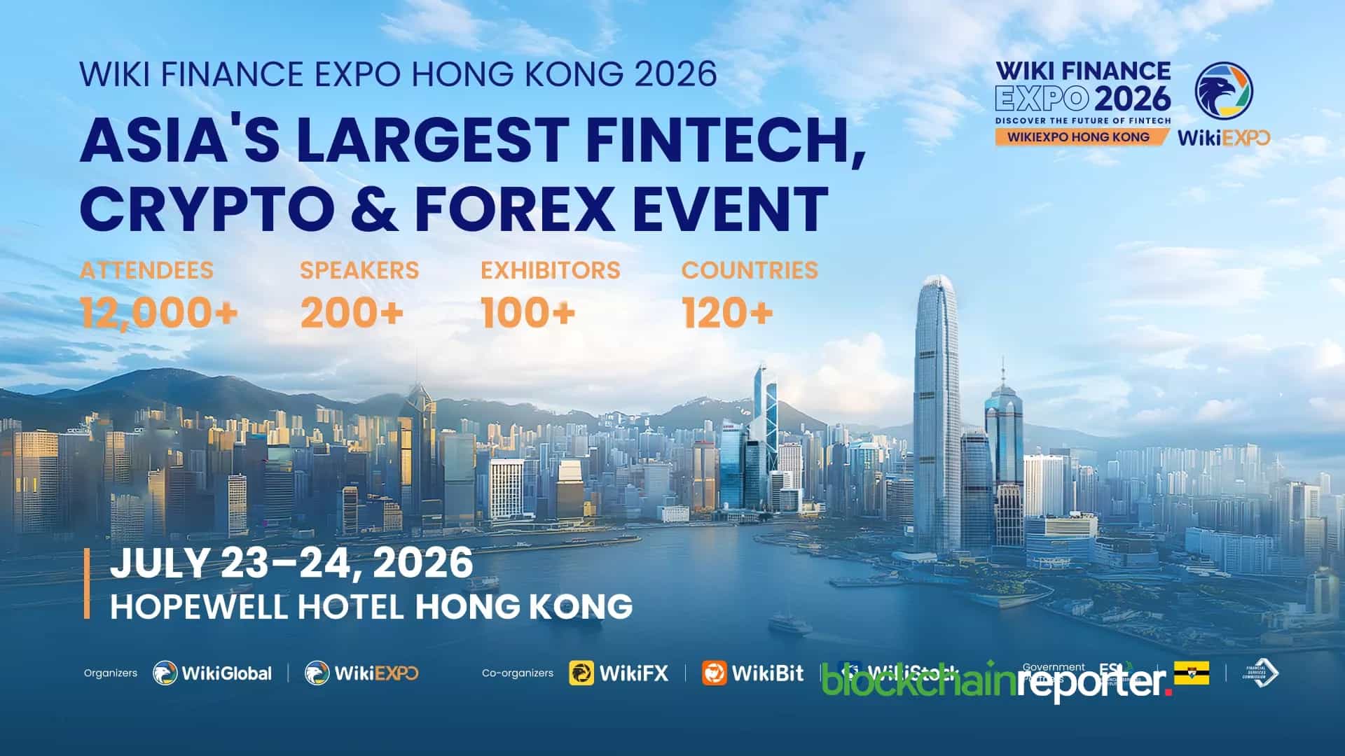 Wiki Finance Expo Hong Kong 2026: Asia’s Largest Fintech & Web3.0 event Set for July!