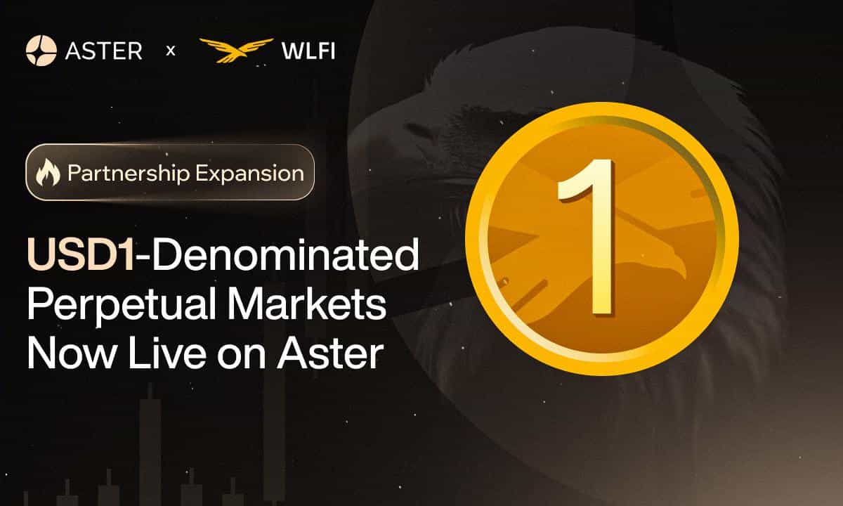 Aster Expands WLFI Collaboration, Launches USD1-Denominated Perpetual Markets