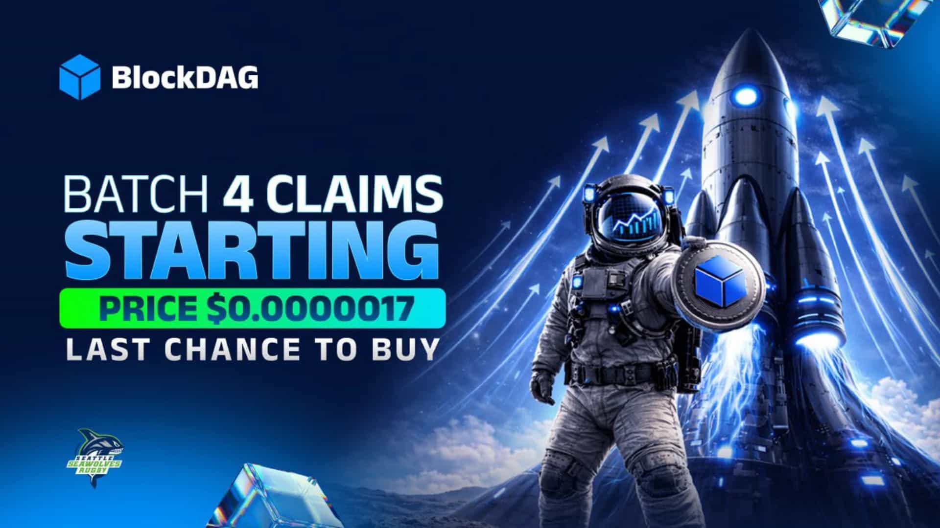 BlockDAG Casino Goes Live May 7 as AAVE Price Crashes & Solana Crypto Price Pulls Back: Is BDAG the Next Crypto to Explode?