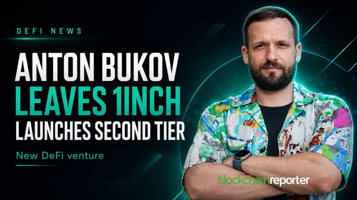 Anton Bukov Quits 1inch’s Executive Role, Launches His Own Venture Named ‘Second Tier’