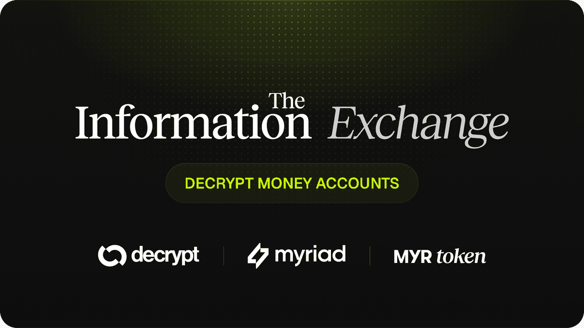 Decrypt Money Accounts on Solana to Power The Information Exchange