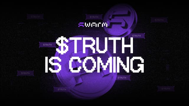 Swarm Network’s $TRUTH Token Goes Live, Targeting Misinformation Through Blockchain-Based Verification