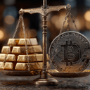 How much Gold will it take to buy one Bitcoin next?