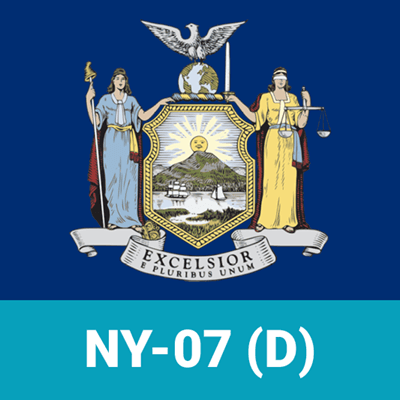 Who will win the Democratic nomination in the NY-07 House primary?