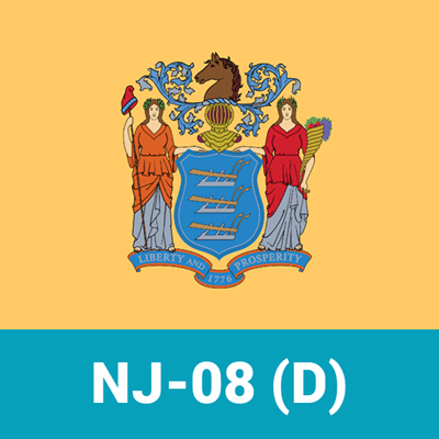 Who will win the Democratic nomination in the NJ-08 House primary?