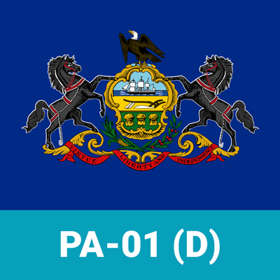 Who will win the Democratic nomination in the PA-01 House primary?
