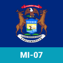 Which party will win the 2026 US House election in Michigan's 7th District?