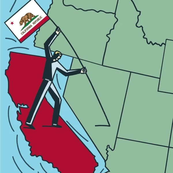 Will a ballot initiative on California secession qualify for a vote before 2030?