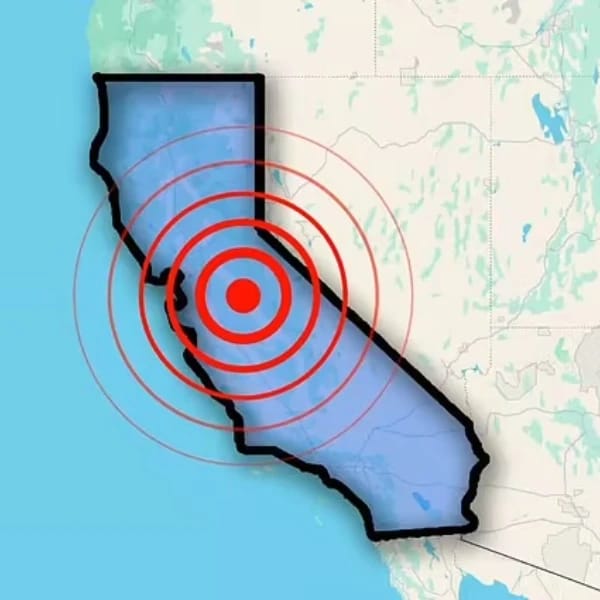 Will there be an at least 8.0 magnitude earthquake in California before 2035?