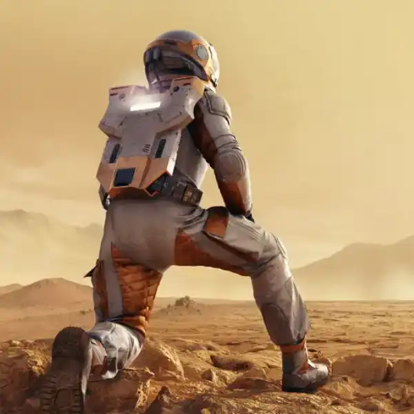 Will a humanoid robot walk on Mars before a human does?