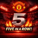 Will Manchester United win 5 in a row this year?