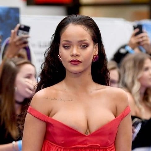 Rihanna nip slip?