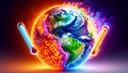 At what temperature anomaly will global warming peak before the Earth starts cooling again?
