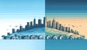 Which 3 US cities will see the largest raw increase in population over the 20s, as judged by the 2030 census?