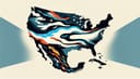 Which US Territories will be a part of a US State by 2045?