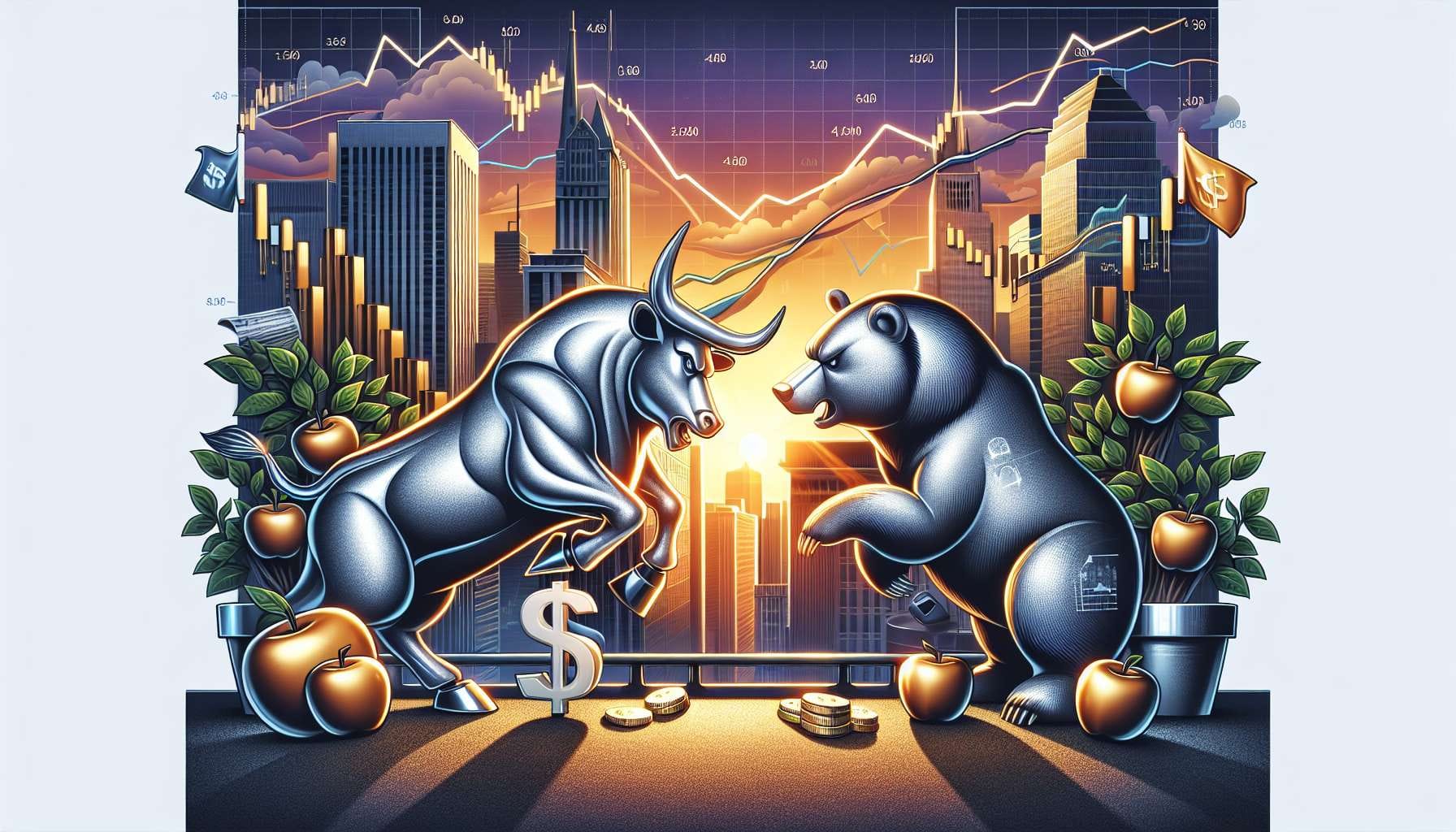 Which price will Apple stock (AAPL) hold above before staying below it, for a full week?