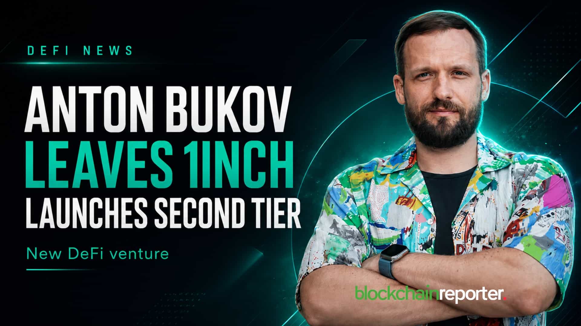 Anton Bukov Quits 1inch’s Executive Role, Launches His Own Venture Named ‘Second Tier’