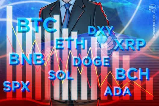 Price predictions 2/9: SPX, DXY, BTC, ETH, BNB, XRP, SOL, DOGE, ADA, BCH