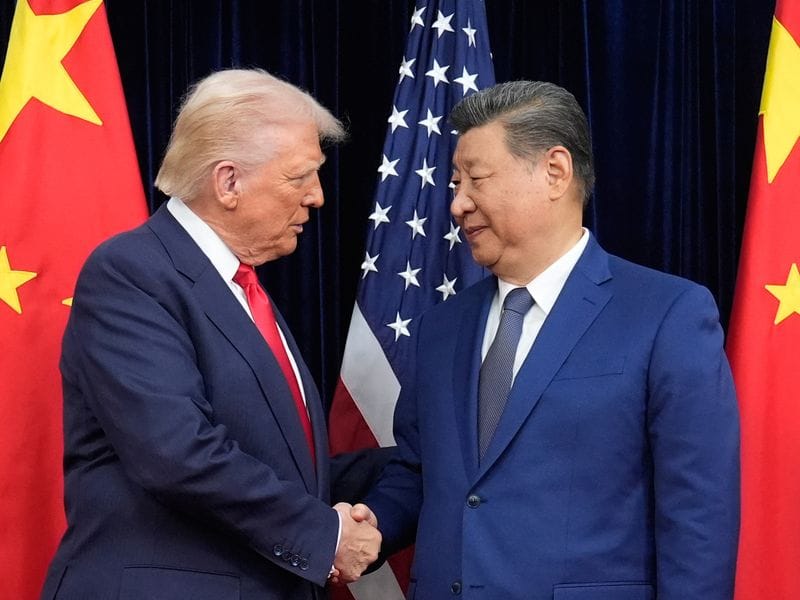 How long will Trump and Xi shake hands when they meet?