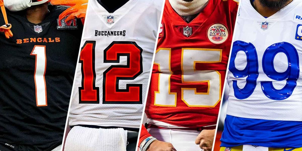 Sum of TD scoring Jersey #s over 170?