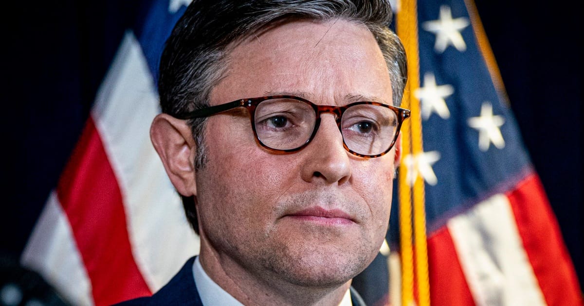 Mike Johnson out as Speaker by...?