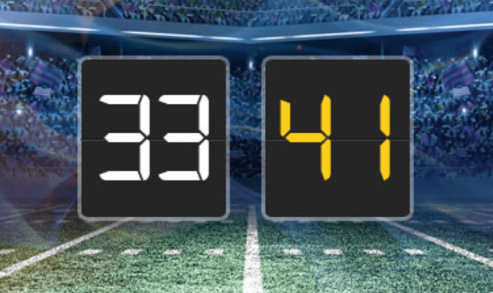 Team wins by 14 or more points?