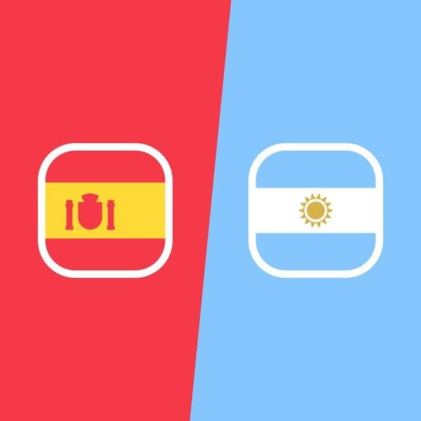 What will the announcers say during Argentina vs Spain World Cup Match?