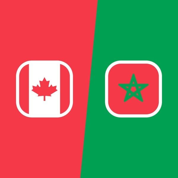 What will the announcers say during Canada vs Morocco World Cup Match?