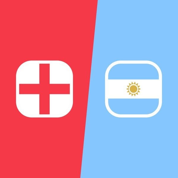 What will the announcers say during England vs Argentina World Cup Match?