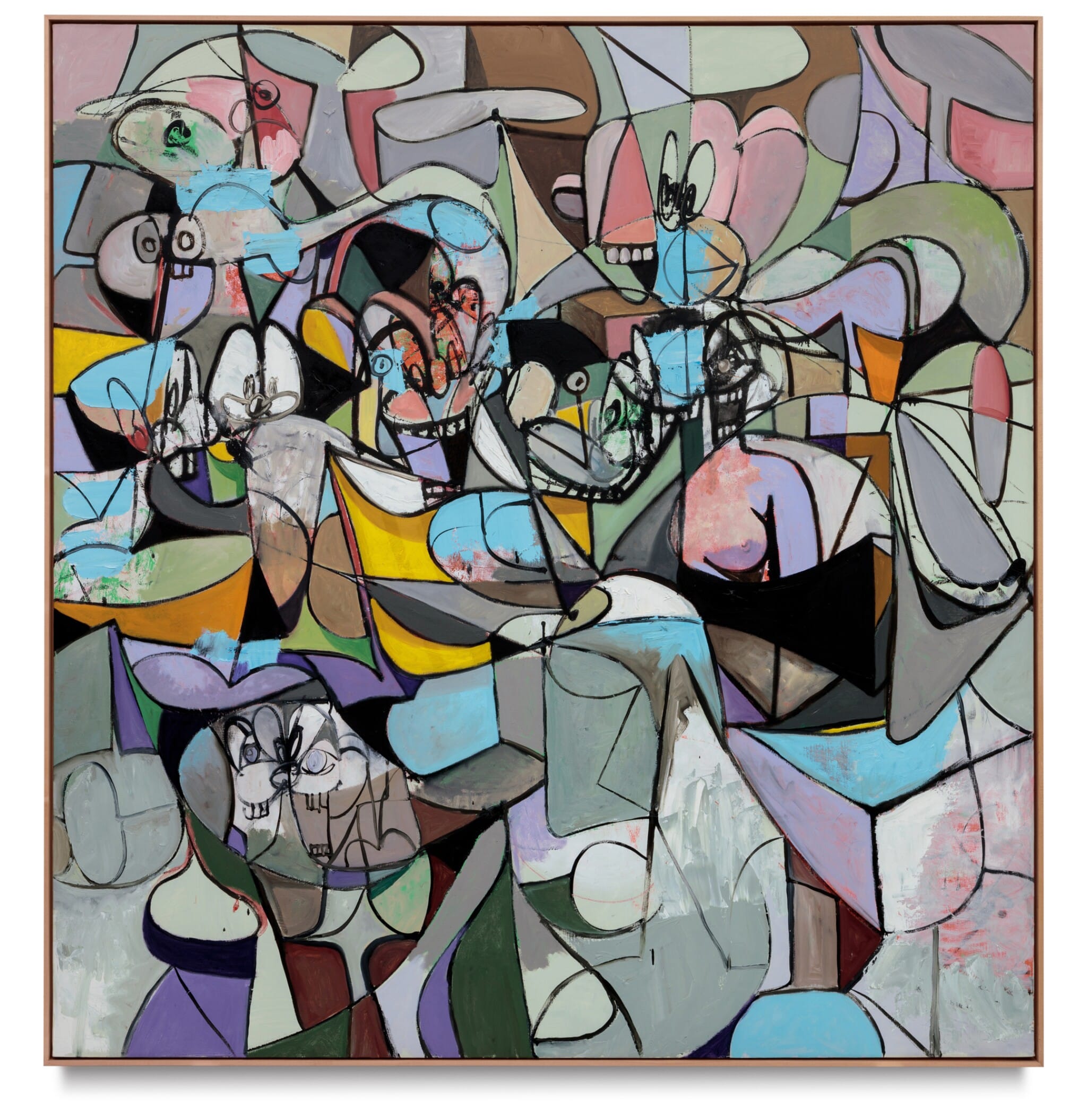 Will George Condo’s “Reclining Blue Form” sell for more than $3.5 million at Sotheby’s?