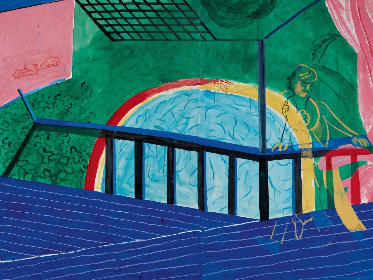 Will Hockney’s “Self-Portrait on the Terrace” sell for more than $12 million at Sotheby’s?