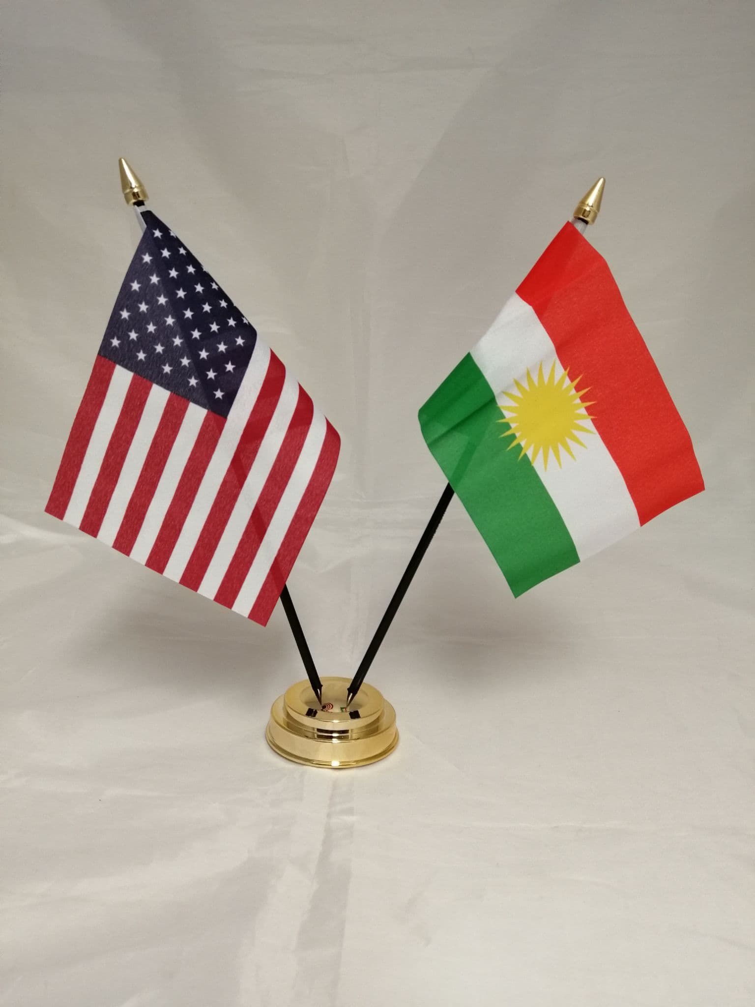 US announces military support of Kurds by...?