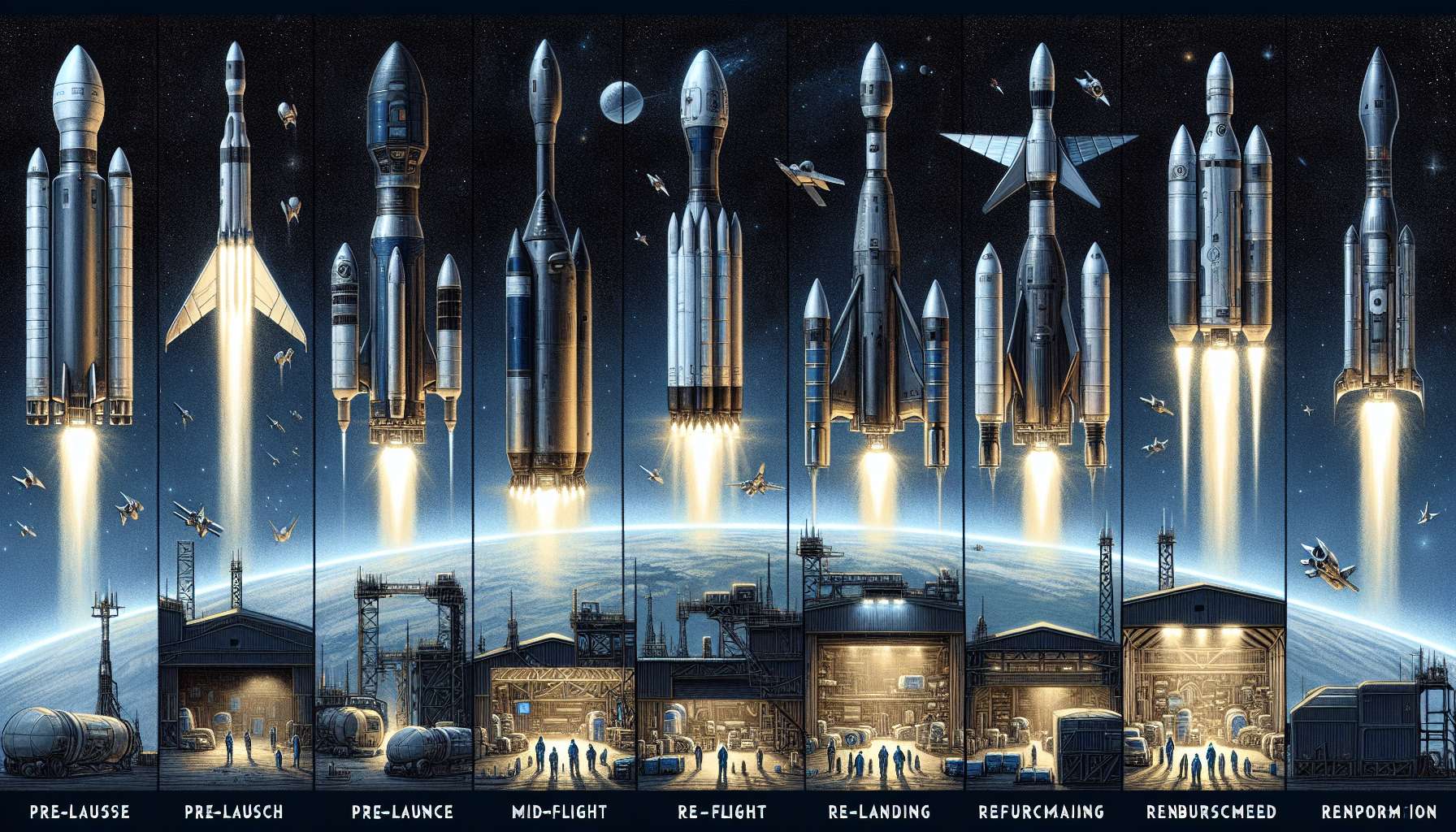 Which orbital booster will hold the reuse turnaround time record, as of EOY 2026?