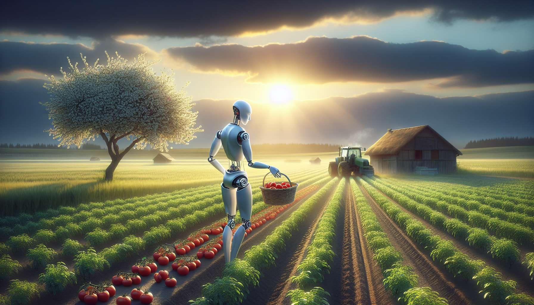 When will a humanoid robot first be used as farm labor?