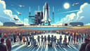 When will Starship first launch or land on Earth with human passengers?