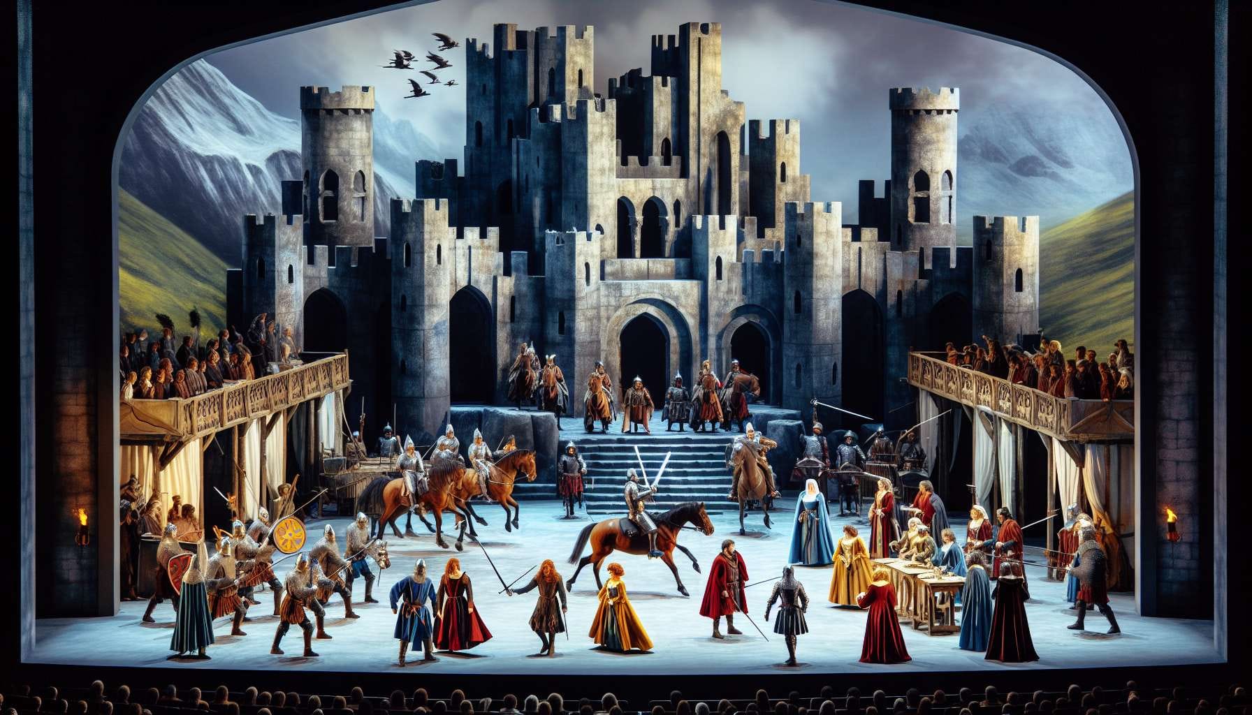 When will the play about the tourney at Harrenhal set in George R. R. Martin's ASOIAF universe debut?